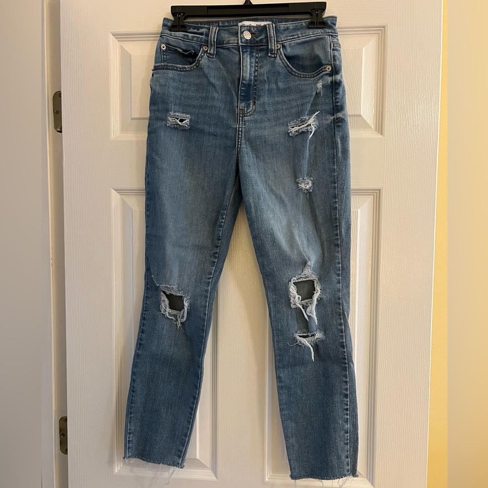 Daze denim skinny crop